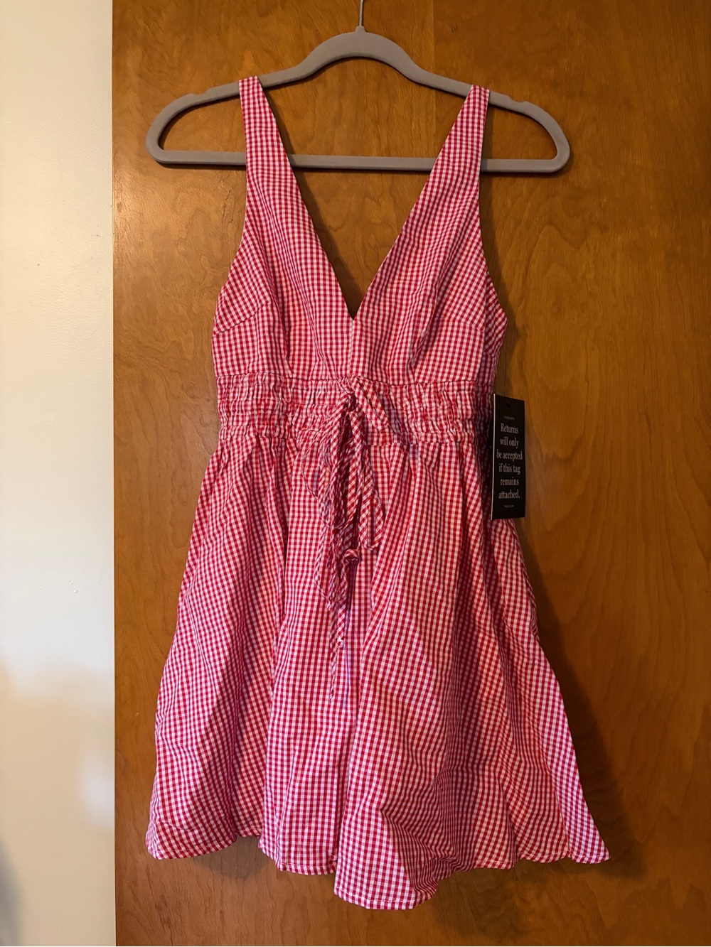 Tuckernuck Pink Gingham Mini Dress